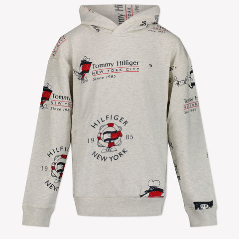 Tommy Hilfiger Niño Chicos Suéter en Blanco