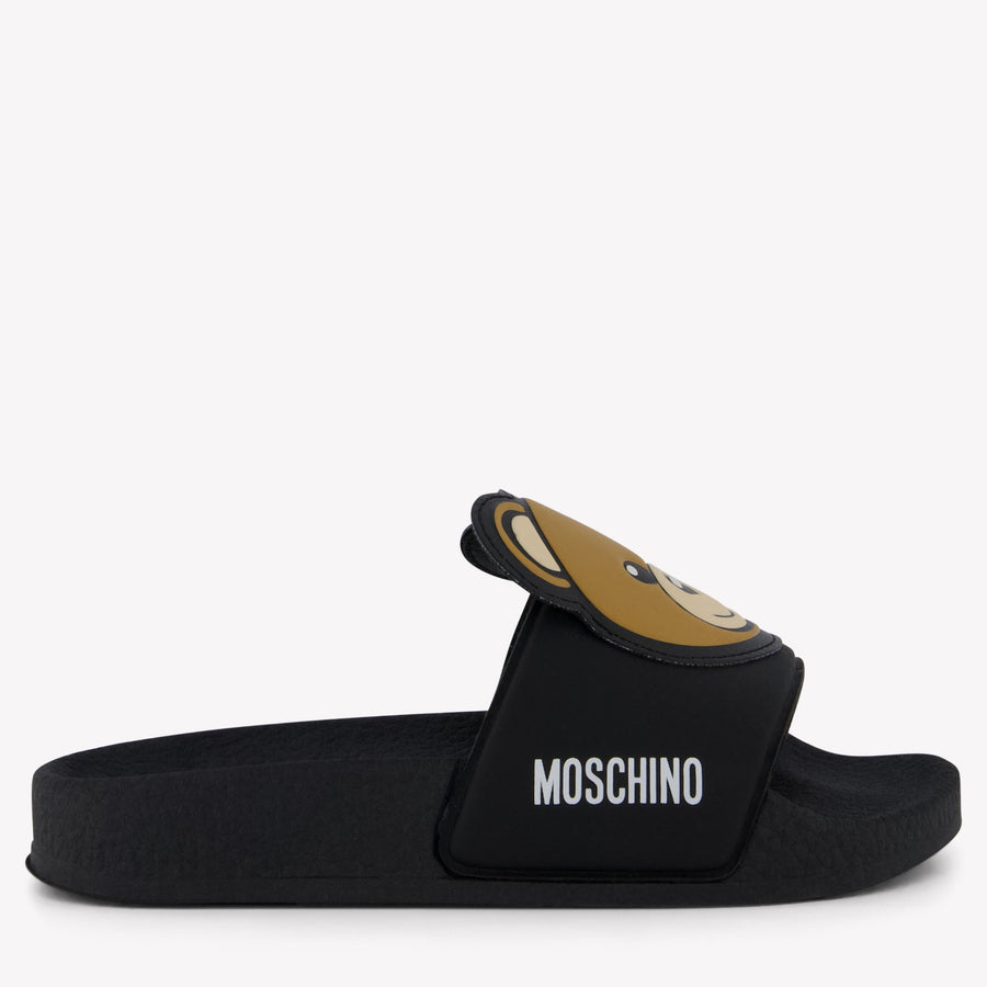 Moschino Unisexe Pantoufles dans Noir