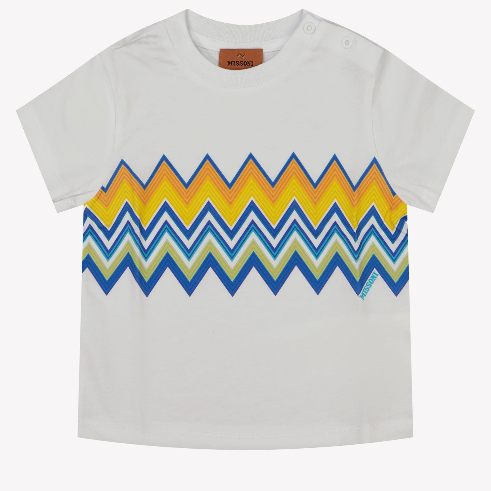 Missoni Baby Jongens T-Shirt In Wit