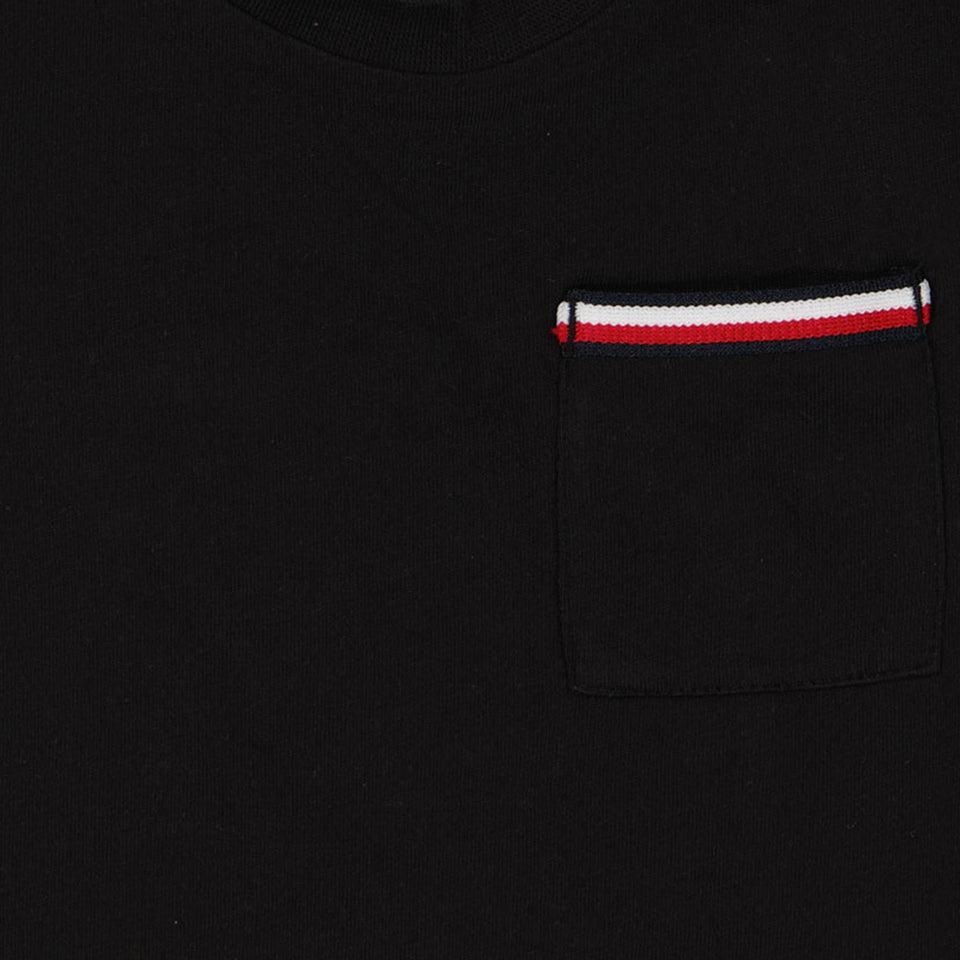 Tommy Hilfiger Bambino Ragazzi Maglietta dentro Nero