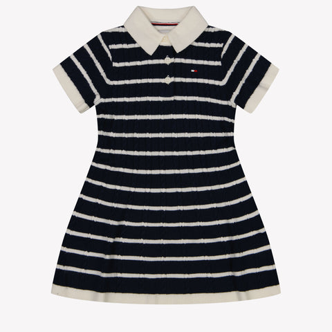 Tommy Hilfiger Bambino Ragazze Vestito Navy