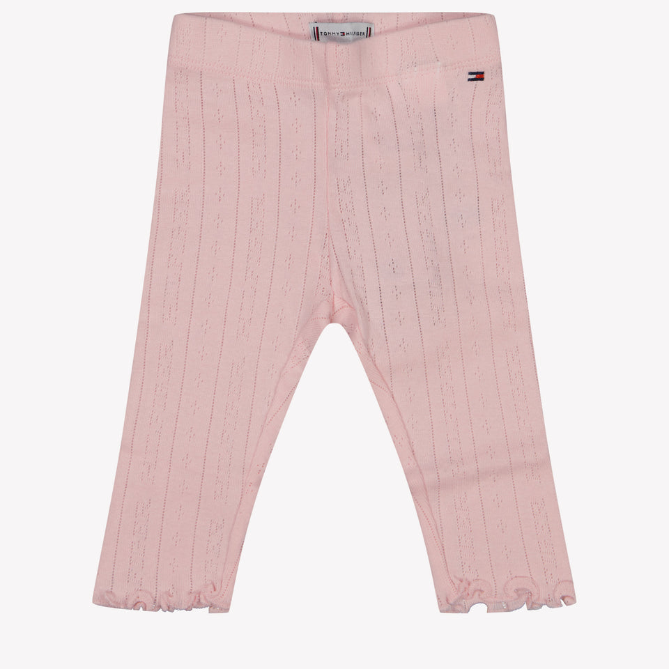 Tommy Hilfiger Bambino Ragazze Leggings in Rosa