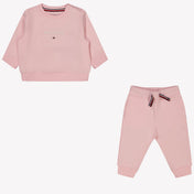 Tommy Hilfiger Bébé Filles Costume de jogging Rose