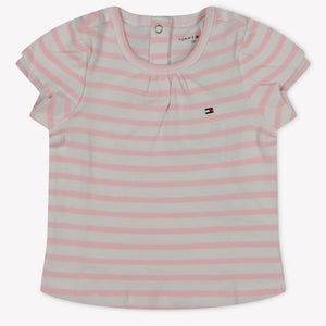 Tommy Hilfiger Bebé Chicas Camiseta en Blanco