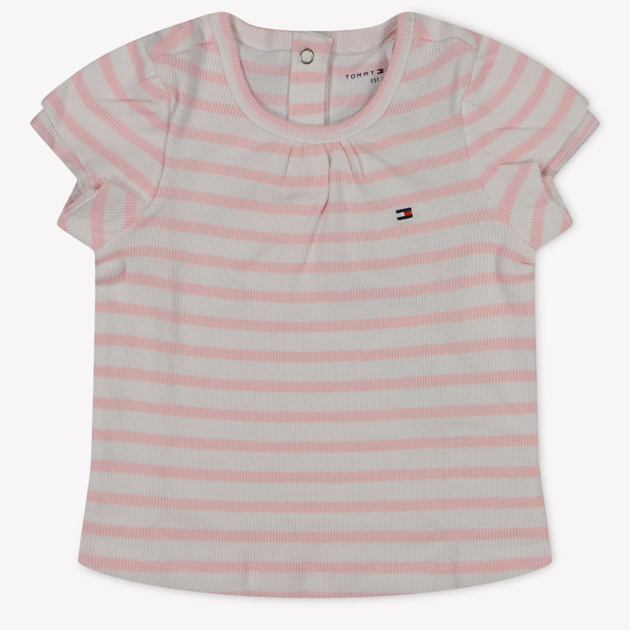 Tommy Hilfiger Bebé Chicas Camiseta en Blanco