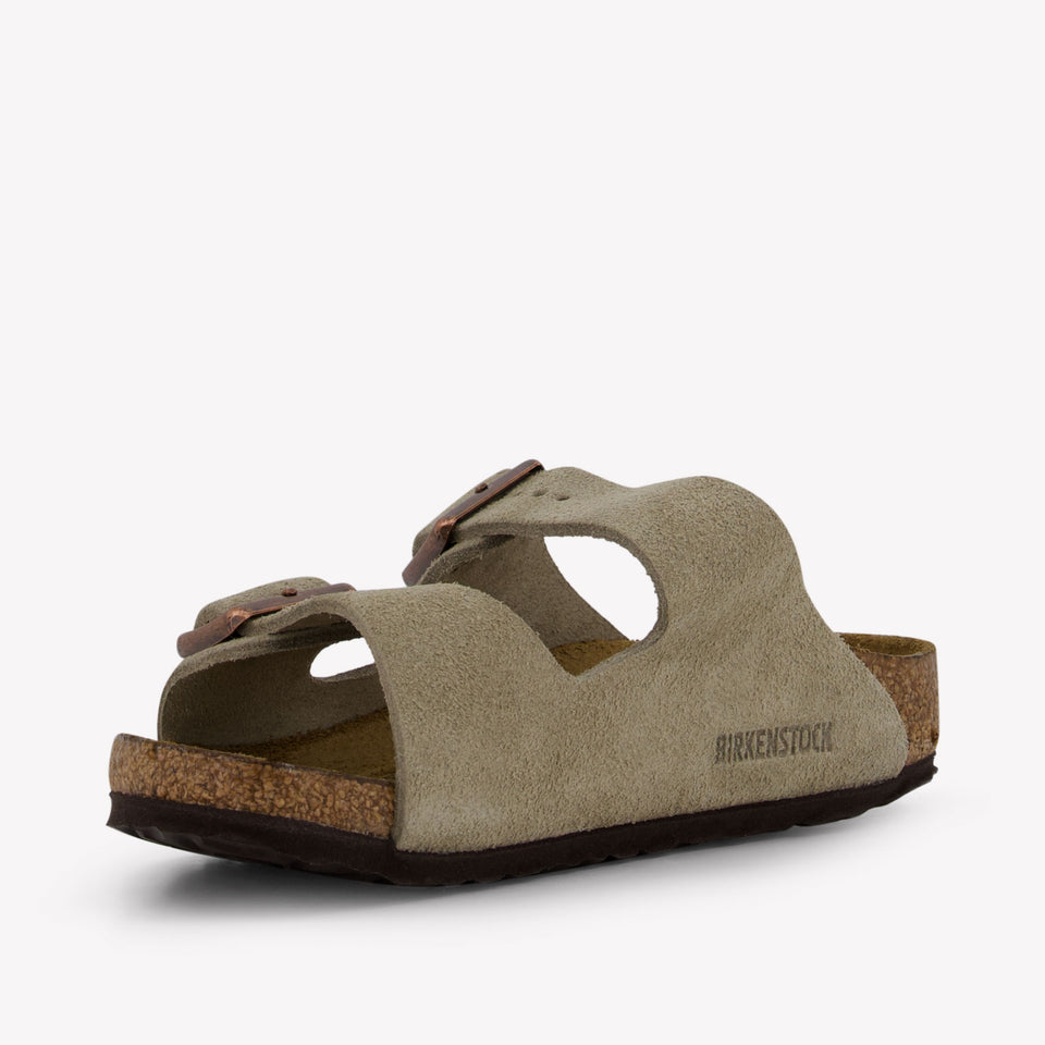 Birkenstock Unisexe Slippers à Taupe
