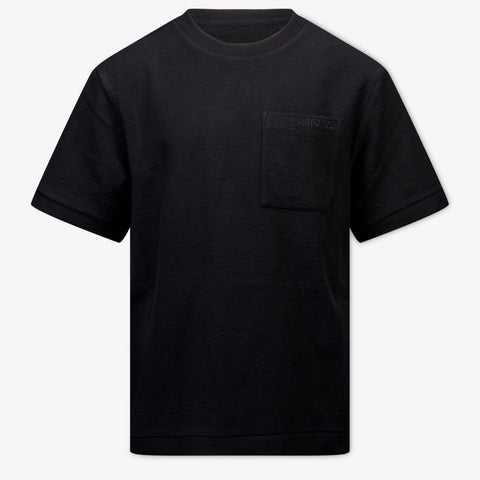 Airforce Niño Chicos Camiseta en Negro