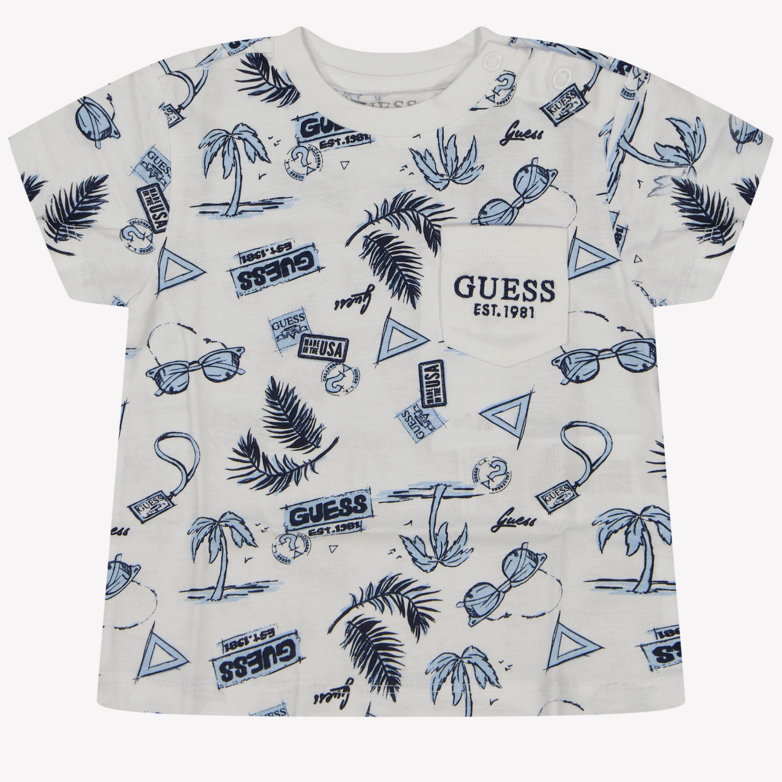 Guess Baby Jungen T-Shirt in Weiß