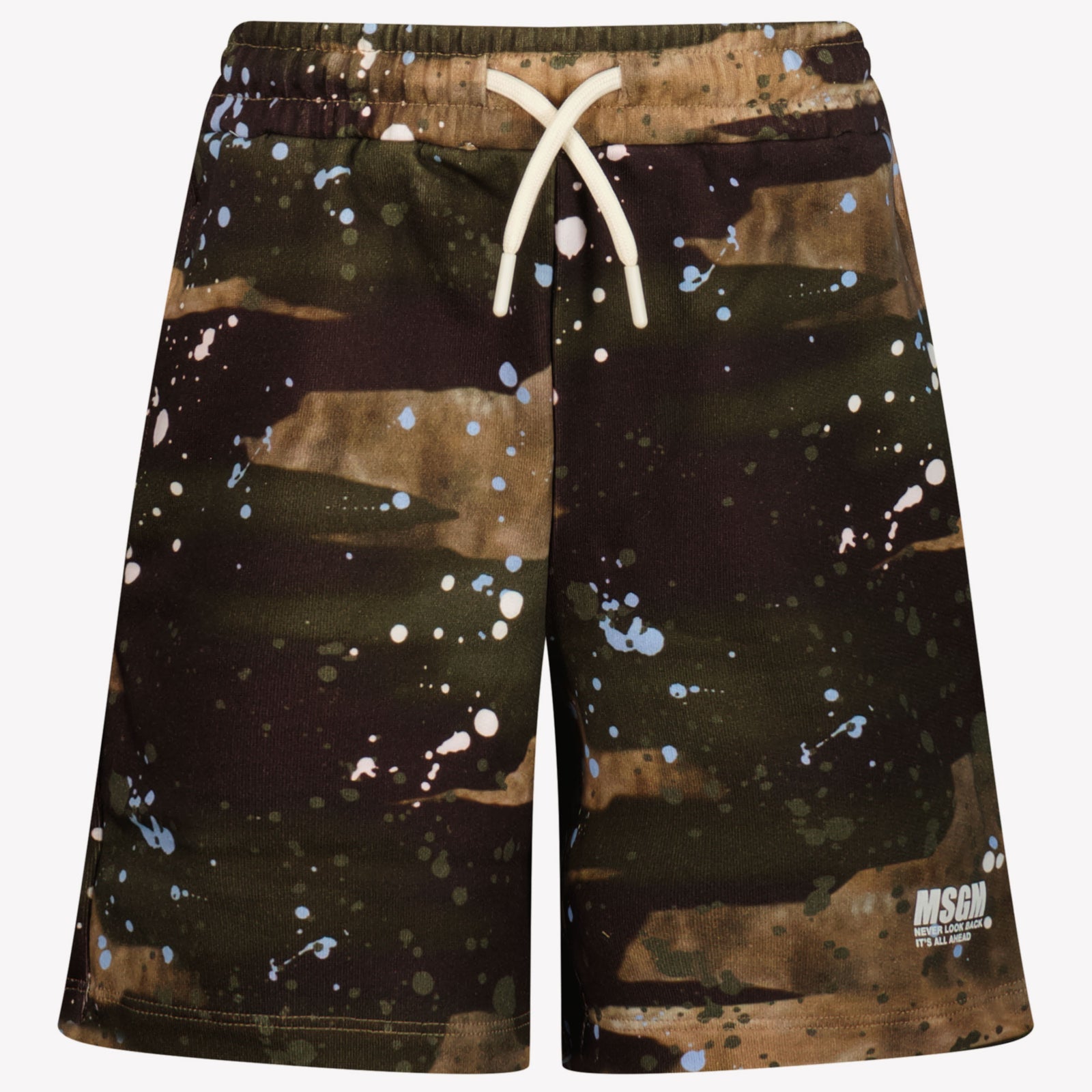 MSGM Enfant Garçons Short dans Armée