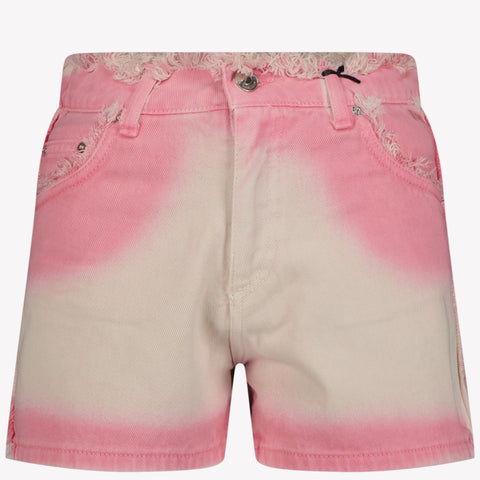 MSGM Niño Chicas Shorts tes Rosa