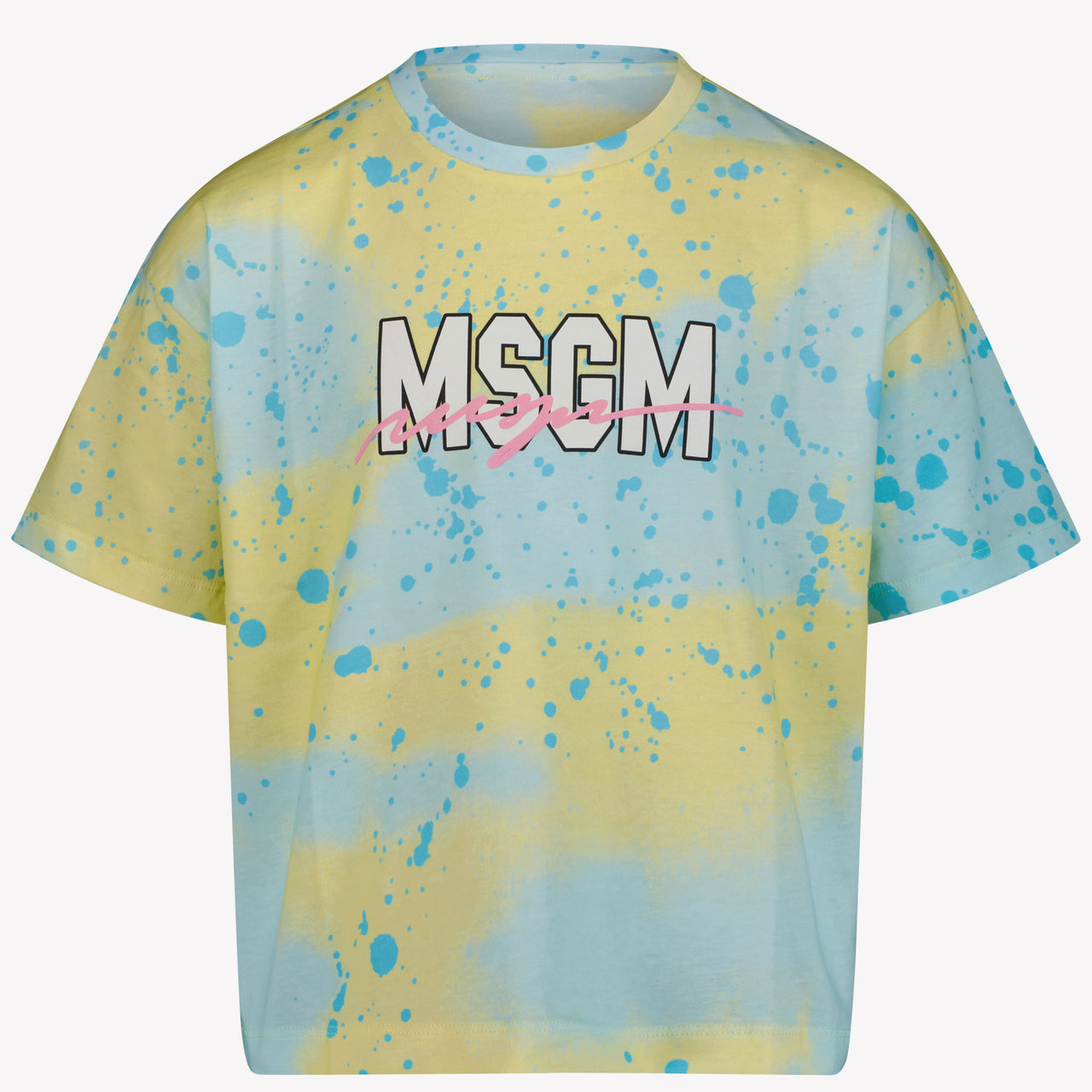 MSGM Kinder Mädchen T-Shirt Türkis