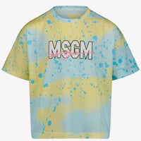MSGM Kinder Mädchen T-Shirt Türkis