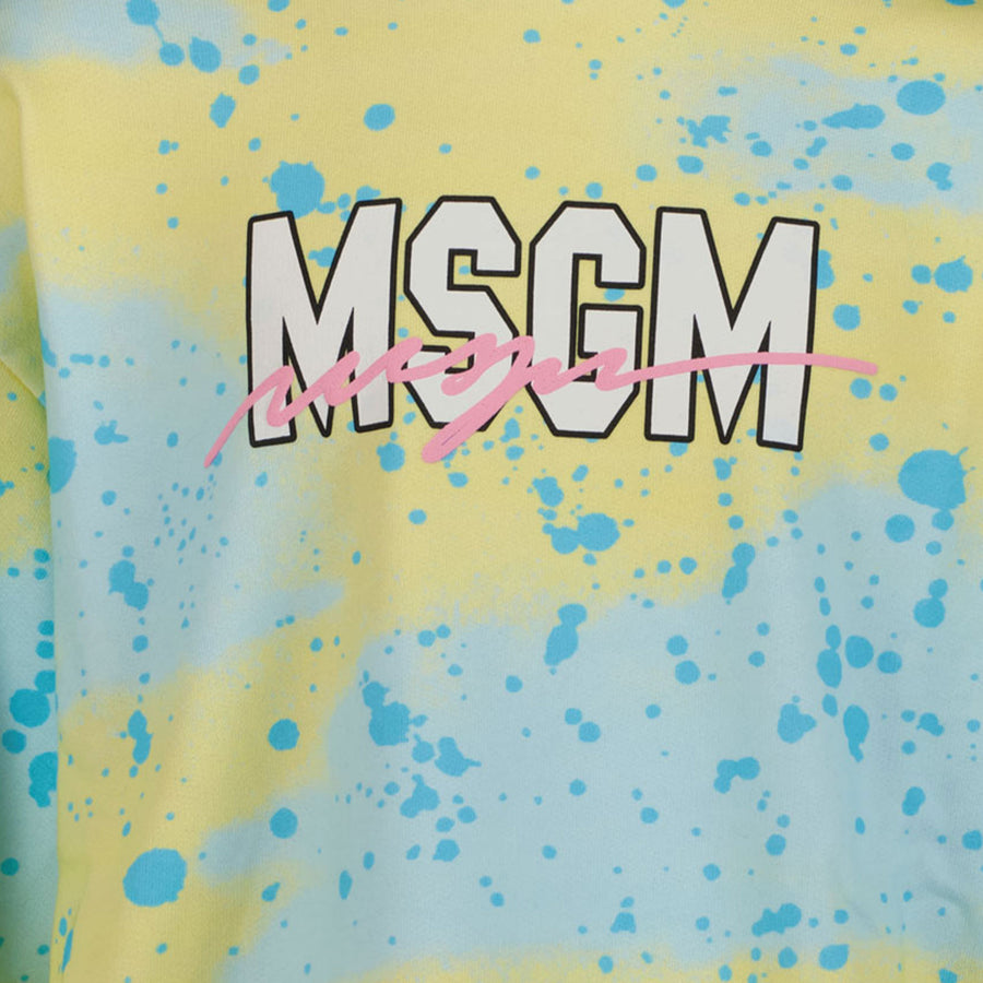 MSGM Kinder Mädchen T-Shirt Türkis