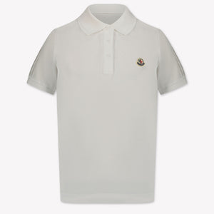 Moncler Enfant Filles Polo Blanc