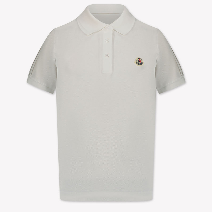 Moncler Enfant Filles Polo Blanc