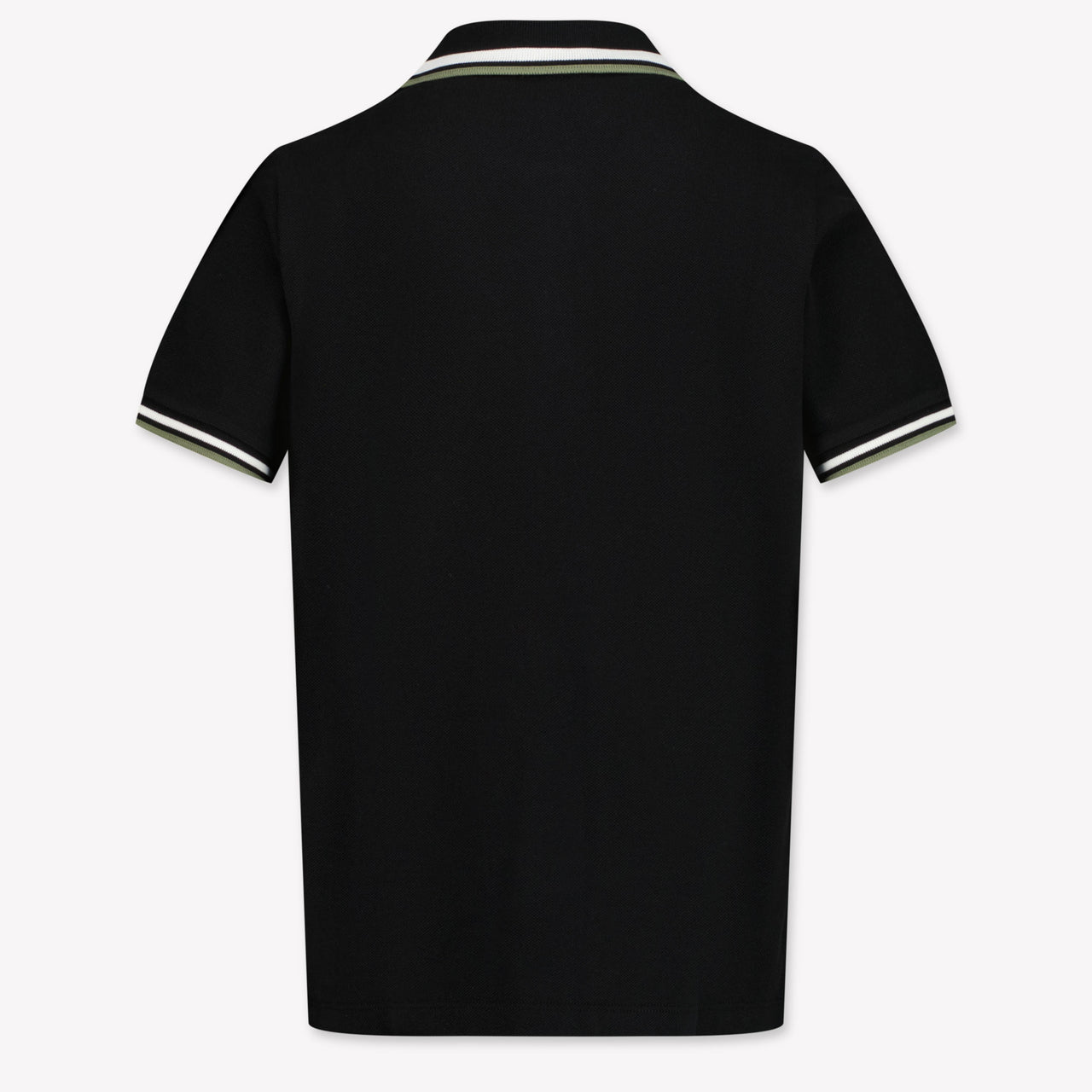 Moncler Enfant Garçons Polo Noir