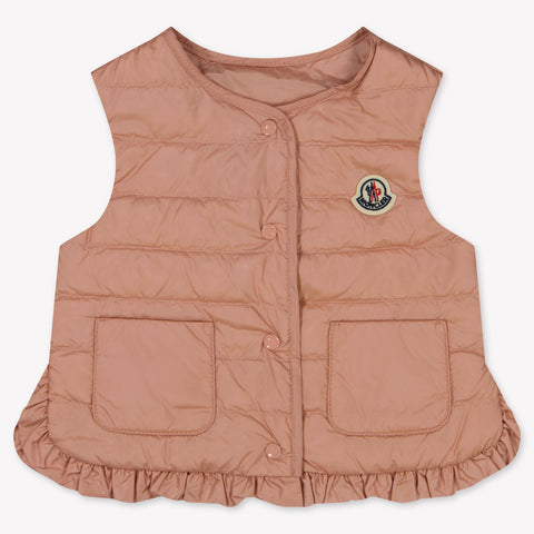 Moncler Portia baby Ragazze Calco più caldo in Rosa Chiaro