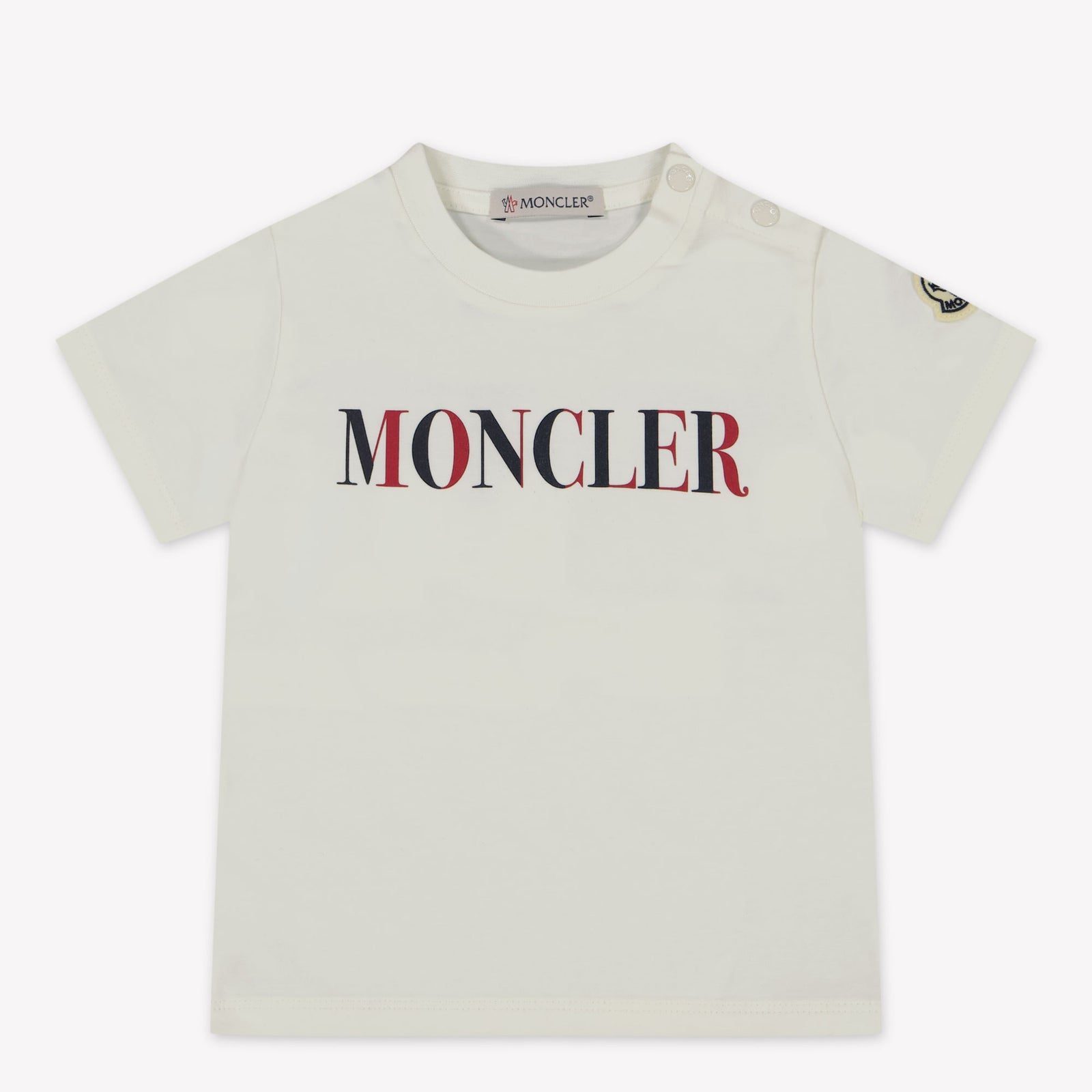 Moncler Baby Jungen T-Shirt in Weiß