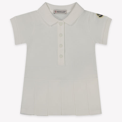 Moncler Baby Mädchen Kleid Weiß