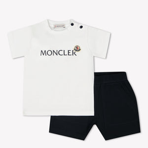 Moncler Bébé Garçons Se présenter Blanc
