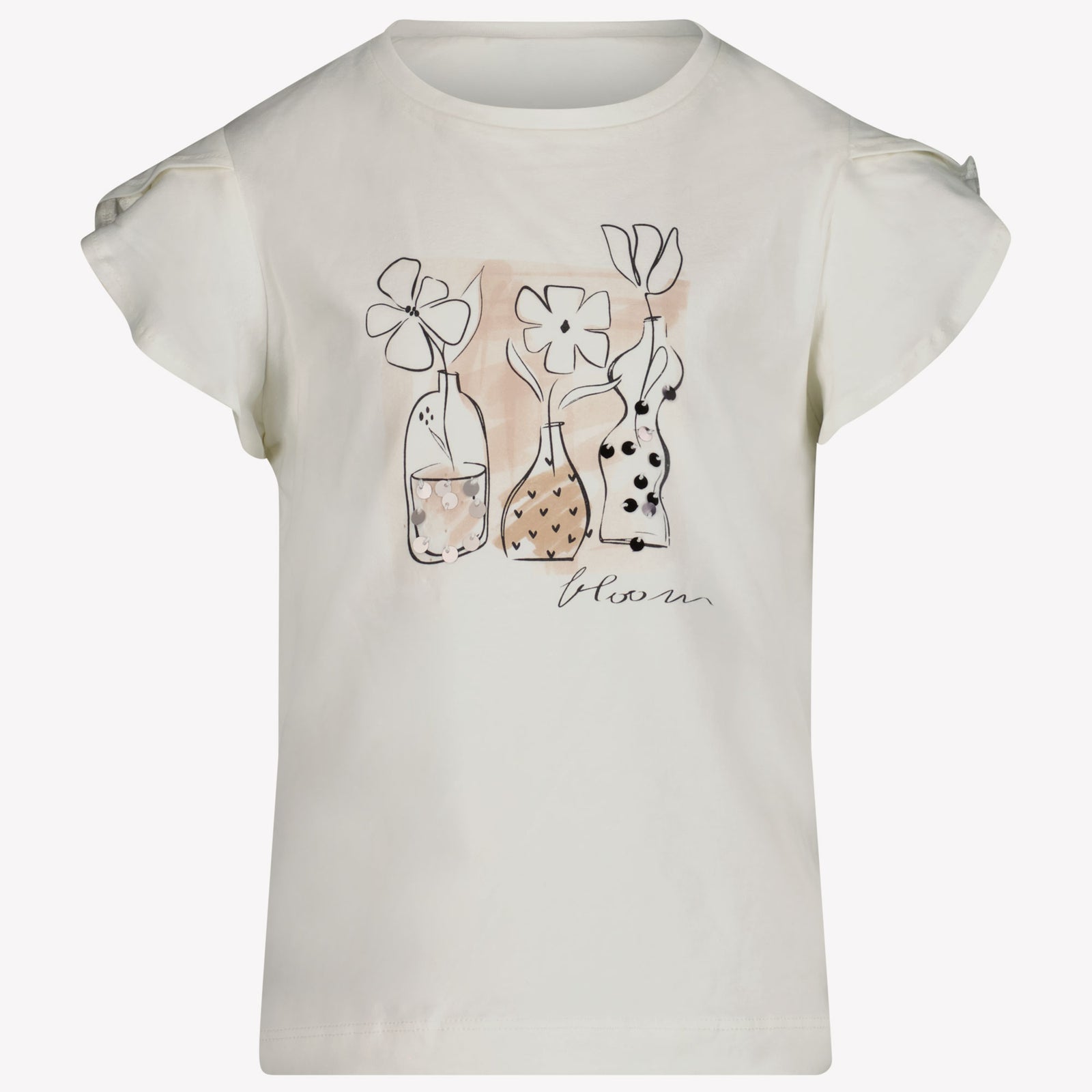 Mayoral Children's girls in t-shirt OffWhite