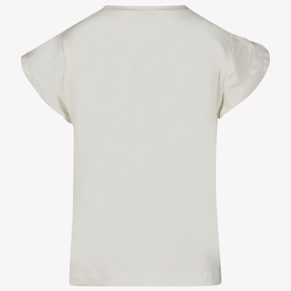 Mayoral Enfant Filles T-shirt en blanc