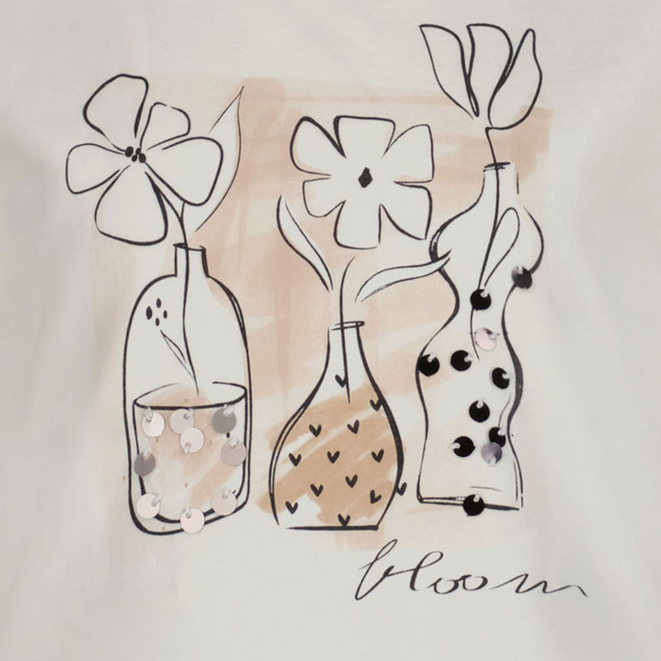 Mayoral Enfant Filles T-shirt en blanc