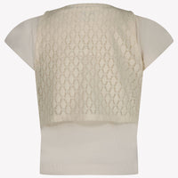 Mayoral Enfant Filles T-shirt en blanc