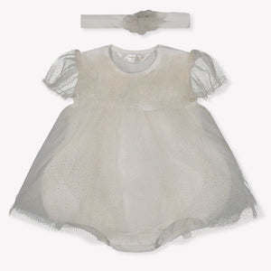 Mayoral Bébé Filles Robe Beige Clair