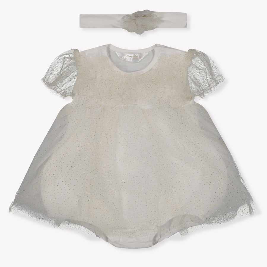 Mayoral Bébé Filles Robe Beige Clair