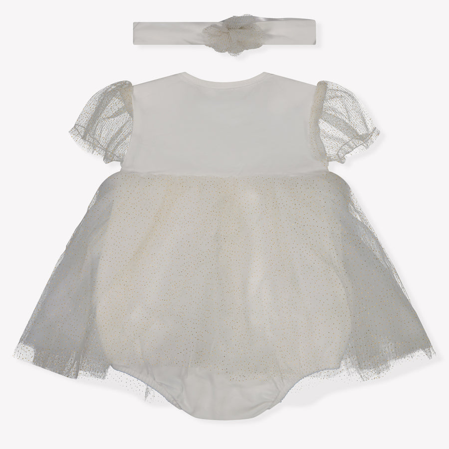 Mayoral Bébé Filles Robe Beige Clair