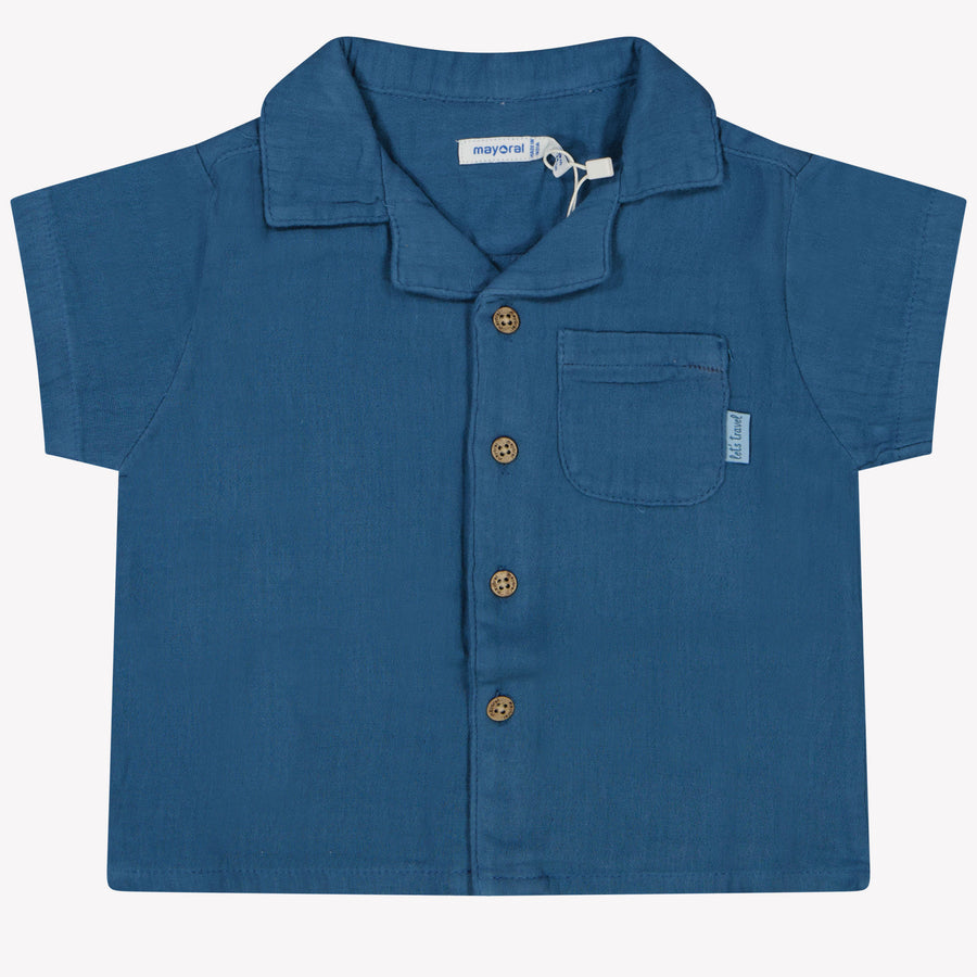 Mayoral Bébé Garçons Chemisier Bleu Foncé