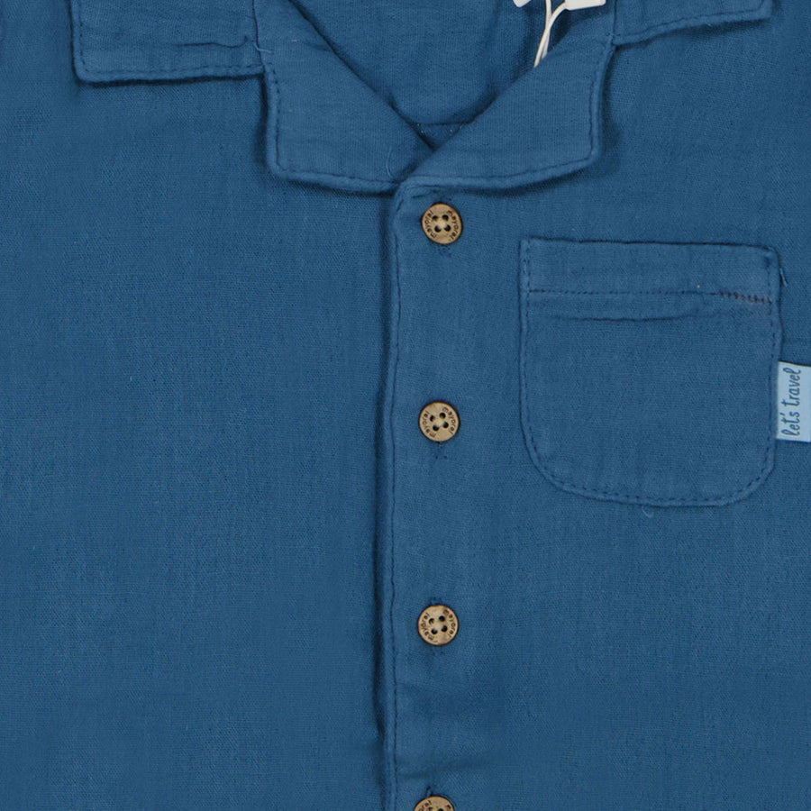 Mayoral Bébé Garçons Chemisier Bleu Foncé