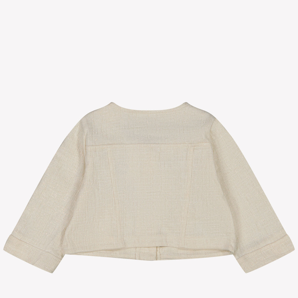 Mayoral Bambino Ragazze Maglia Beige Chiaro