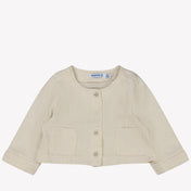 Mayoral Bambino Ragazze Maglia Beige Chiaro