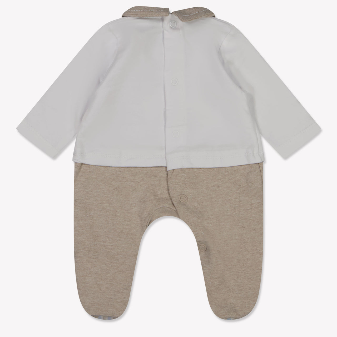 First Bebé Chicos Traje de caja Beige
