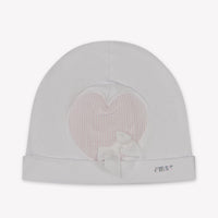 First Bebé Chicas Sombrero Blanco