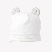 First Bambino Ragazze Cappello in Bianco