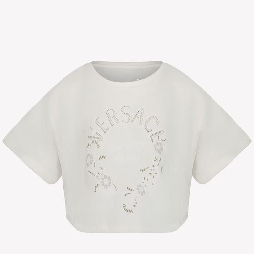 Versace Children's girls in t-shirt OffWhite