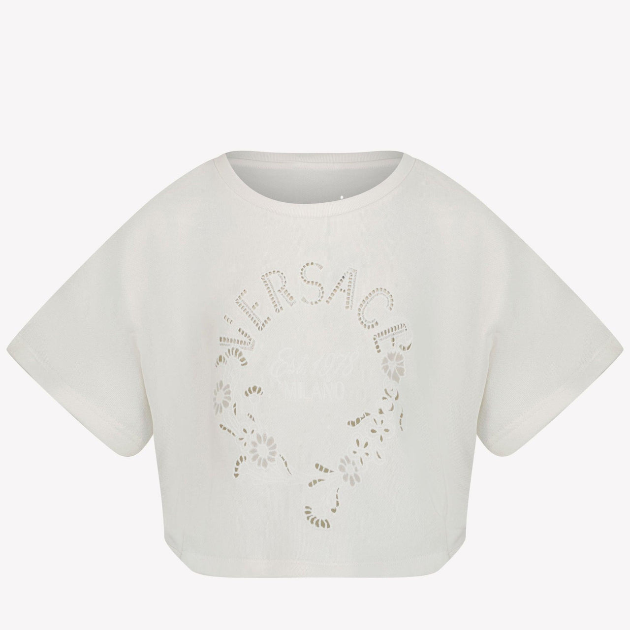 Versace Kids Girls  T-Shirt Offwhite