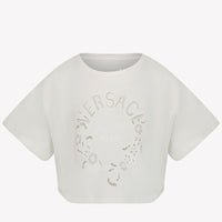 Versace Kids Girls  T-Shirt Offwhite