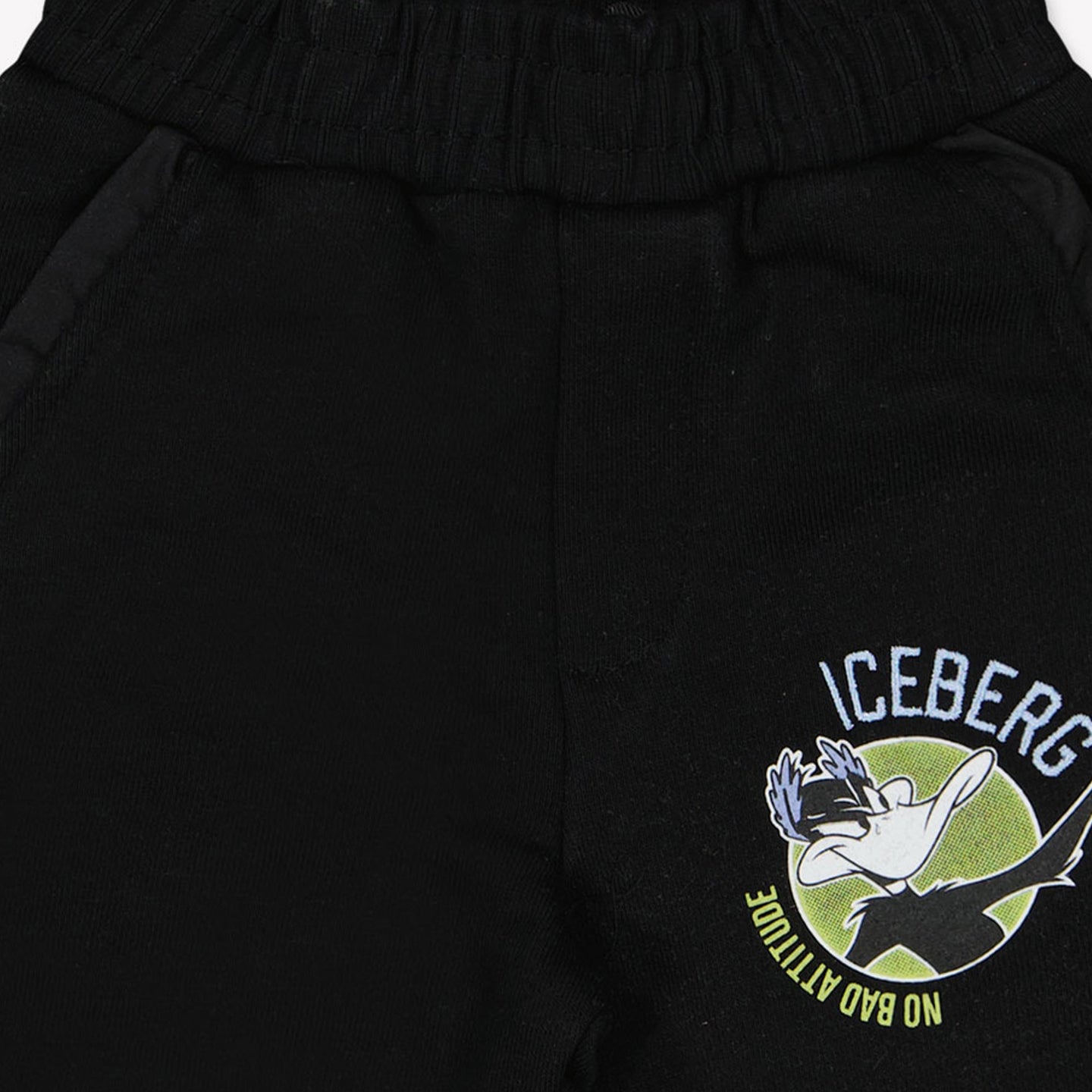 Iceberg Bébé Garçons Pantalon Noir