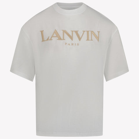 Lanvin Kinder Unisex Camiseta en Blanco