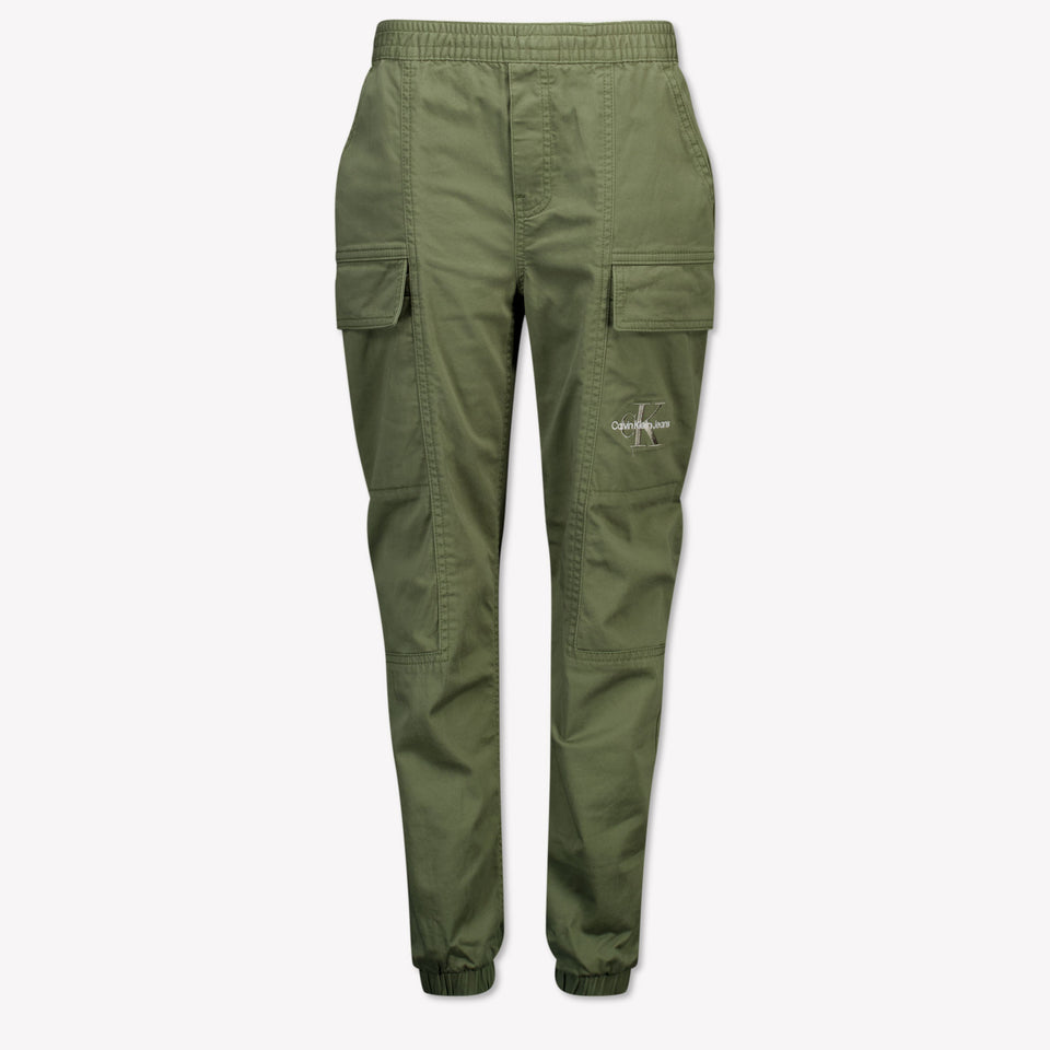 Calvin Klein Enfant Garçons Pantalon Armée