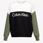 Calvin Klein Ragazzo Ragazzi Maglione in Nero