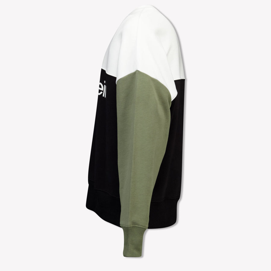 Calvin Klein Enfant Garçons Pull Noir