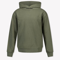 Calvin Klein Enfant Garçons Pull Armée