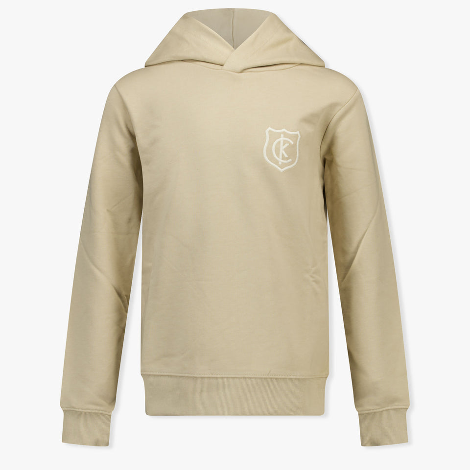 Calvin Klein Ragazzo Ragazzi Maglione in Sabbia