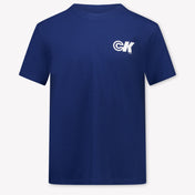 Calvin Klein Kinder Jungen im T-Shirt Blau