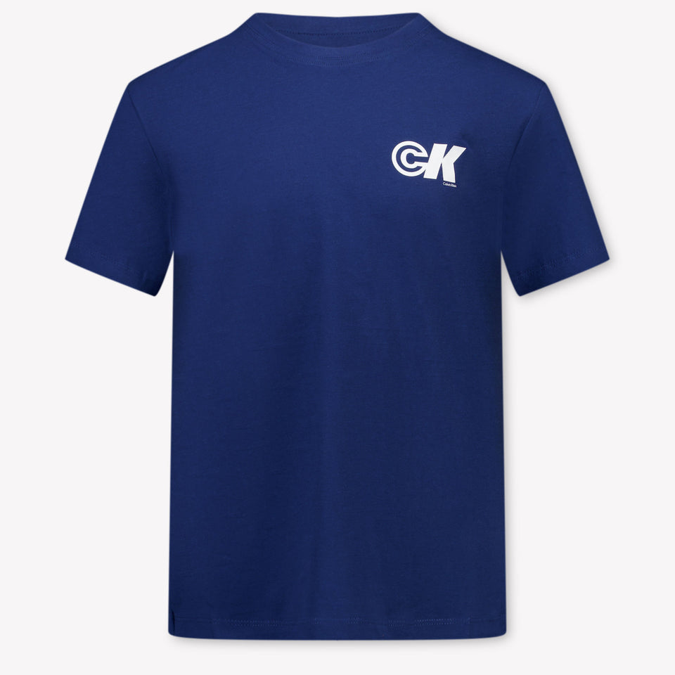 Calvin Klein Kinder Jungen im T-Shirt Blau